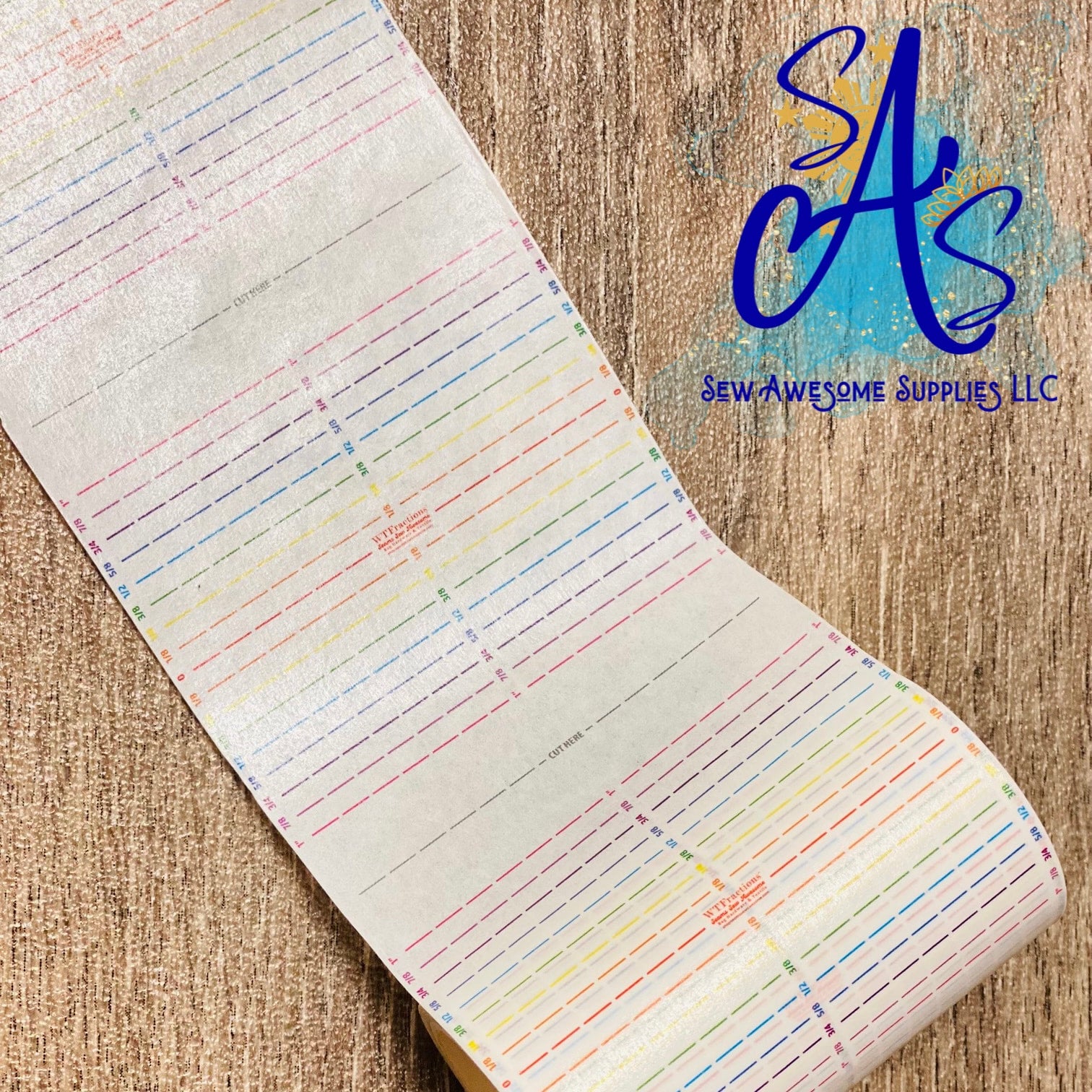 WTFractions™️ Soft Measuring Tape SSA – Sewful Therapy - Notions